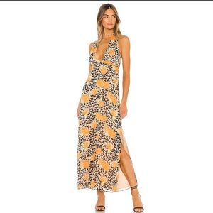 Majorelle CARINE MAXI DRESS LEOPARD MULTI